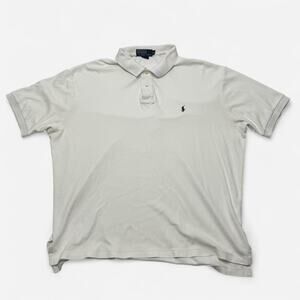 Ralph Lauren White Polo Shirt Men’s XL Short Sleeve Tee
